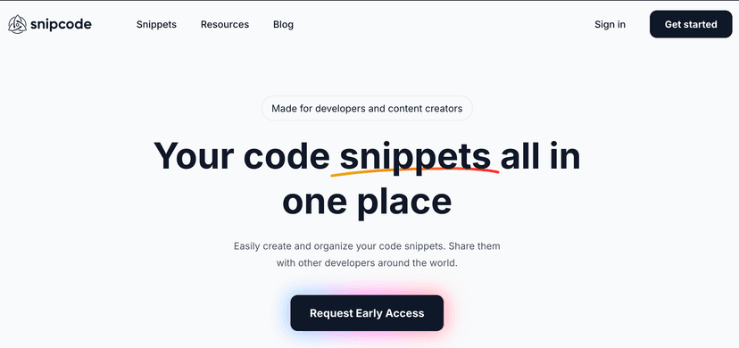Snipcode